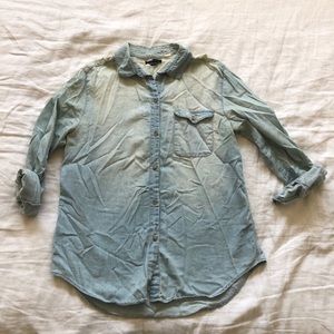 BDG Denim button down shirt boyfriend fit